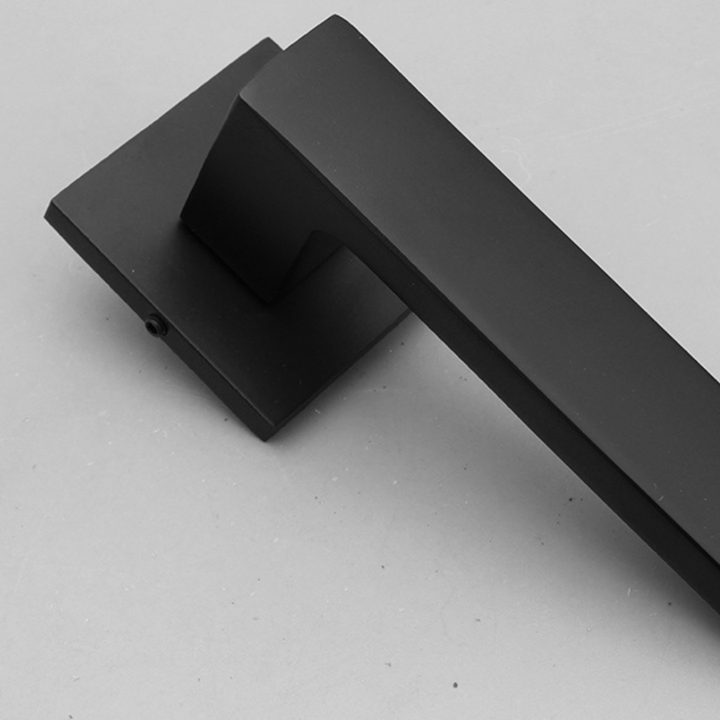 Design Deurbeslagset - Zwart - Aluminium - Vierkant - Deurklink voor Binnendeur - Deurbeslag24