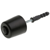 Deurstopper - Stootrand - Rubber - Zwart - Deurbumper - Deurbuffer - Binnen - Boren - Vloer of Muur - Deurbeslag24