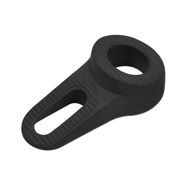 Dubbelzijdige Deurwig - Deurstopper - Zwart - Rubber - Binnen - Deurbeslag24