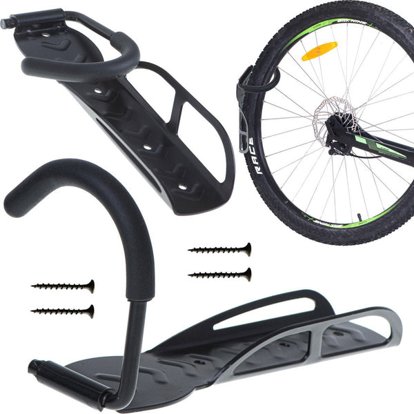 Fietsbeugel - Muur - Fietsophangsysteem - Zwart - Muuranker Fiets - 25kg - Deurbeslag24