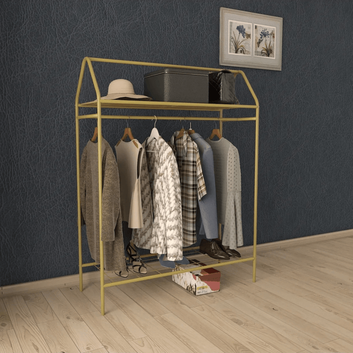 Kledingrek Home - Metaal - 143x104x40 CM - Deurbeslag24