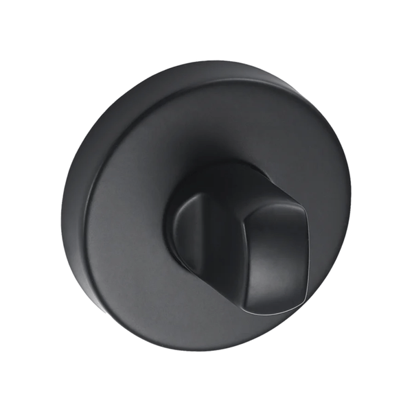 Kuchinox - Rond - WC Garnituur - Mat - Zwart - Deurbeslag24