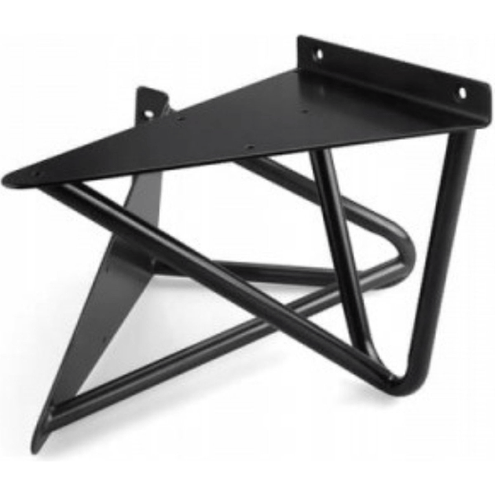 Plankdrager - Metaal - Zwart - Geometrisch - 2 Stuks - 200 mm - Metalen Plankdragers voor Plankbevestiging - Deurbeslag24